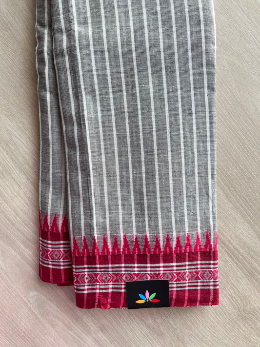 Bengal Soft Cotton Saree (Without Blouse) - 34113