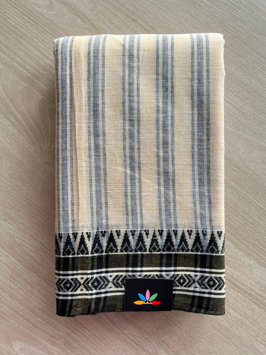 Bengal Soft Cotton Saree (Without Blouse) - 34114