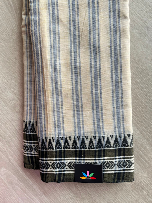 Bengal Soft Cotton Saree (Without Blouse) - 34114
