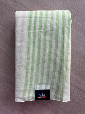 Simple Stripped Cotton Saree (Without Blouse) -34122-34123