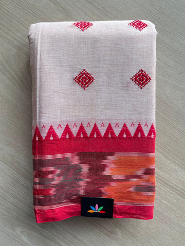 Bengal Soft Cotton Saree (Without Blouse) - 34281