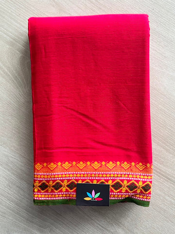Bengal Soft Cotton Saree (Without Blouse) - 34299