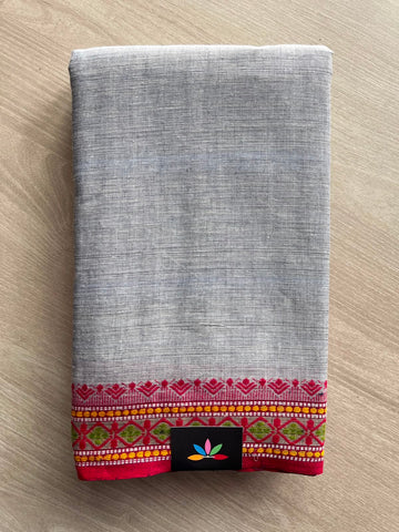 Bengal Soft Cotton Saree (Without Blouse) - 34301