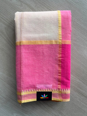 Simple Bengal Cotton Saree (Without blouse) - 35017