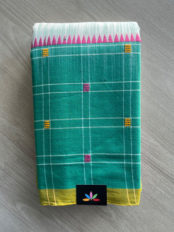 Bengal Soft Cotton Saree (Without Blouse) - 36318