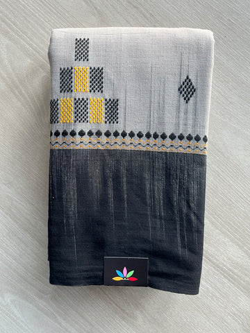 Bengal Soft Cotton Saree (Without Blouse) - 36342