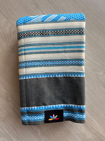 Bengal Soft Cotton Saree (Without Blouse) - 36365