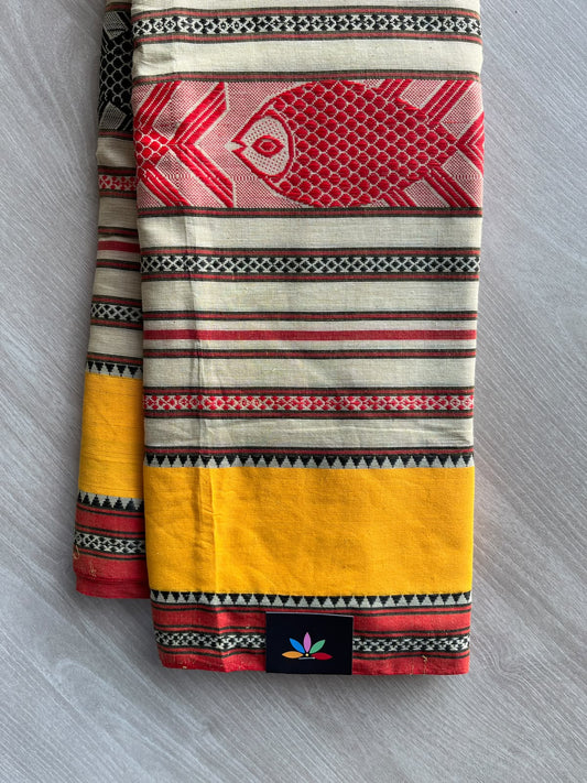 Bengal Soft Cotton Saree (Without Blouse) - 36370