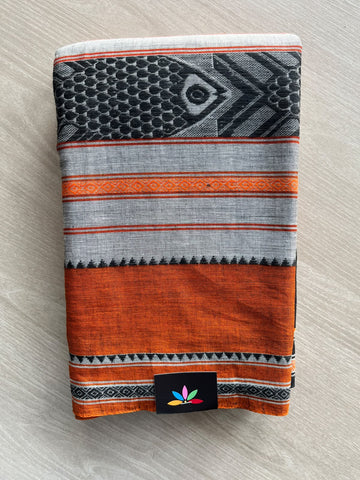 Bengal Soft Cotton Saree (Without Blouse) - 36371