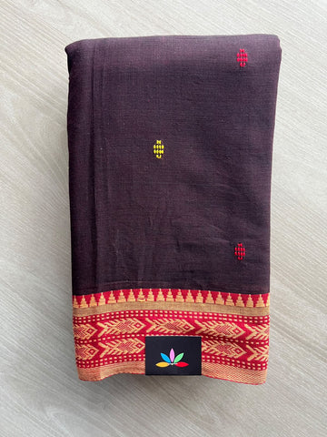 Bengal Soft Cotton Saree (Without Blouse) - 36397