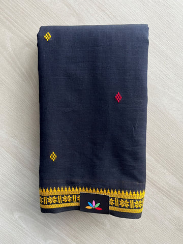 Bengal Soft Cotton Saree (Without Blouse) - 36401