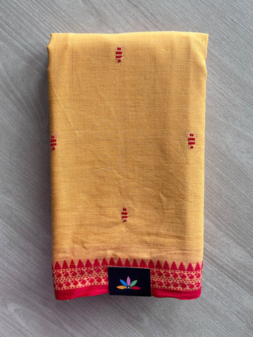 Bengal Soft Cotton Saree (Without Blouse) - 36405
