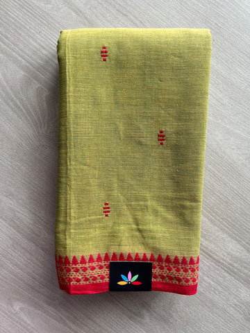 Bengal Soft Cotton Saree (Without Blouse) - 36407