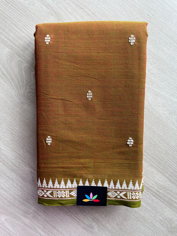 Bengal Soft Cotton Saree (Without Blouse) - 36413