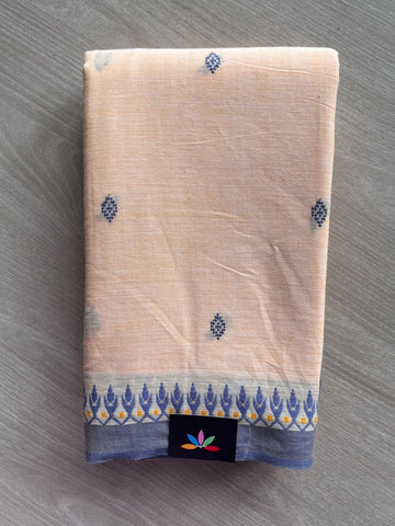 Bengal Soft Cotton Saree (Without Blouse) - 36418