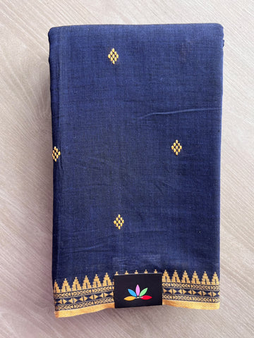 Bengal Soft Cotton Saree (Without Blouse) - 36421