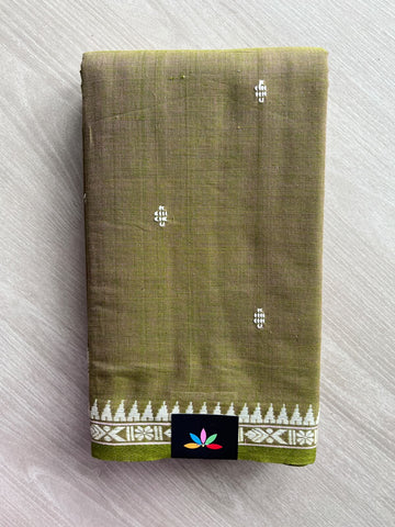Bengal Soft Cotton Saree (Without Blouse) - 36422