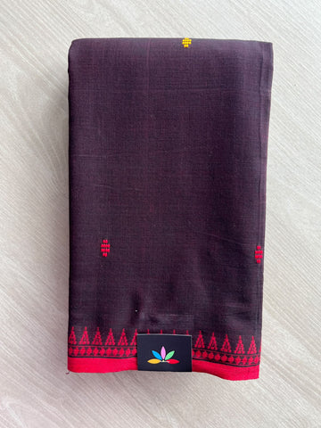 Bengal Soft Cotton Saree (Without Blouse) - 36427