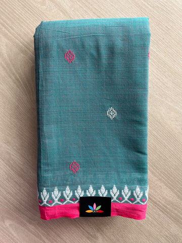 Bengal Soft Cotton Saree (Without Blouse) - 36433
