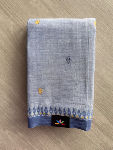 Bengal Soft Cotton Saree (Without Blouse) - 36436