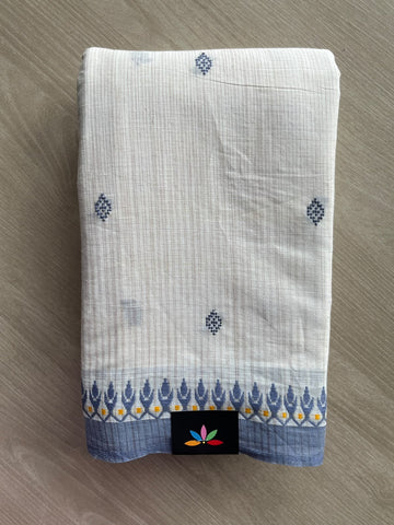 Bengal Soft Cotton Saree (Without Blouse) - 36437