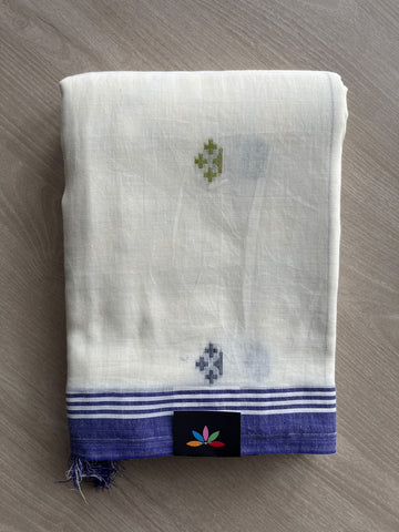 Woven Butta Soft Cotton Saree - 36651