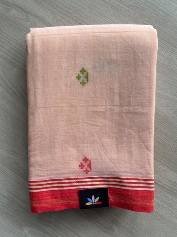 Woven Butta Soft Cotton Saree - 36655