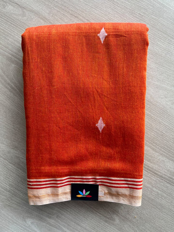 Woven Butta Soft Cotton Saree - 36660