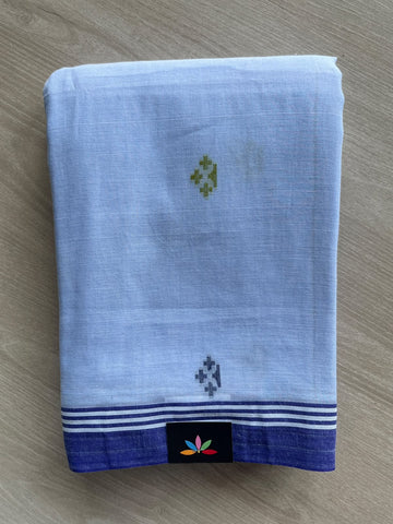 Woven Butta Soft Cotton Saree - 36663