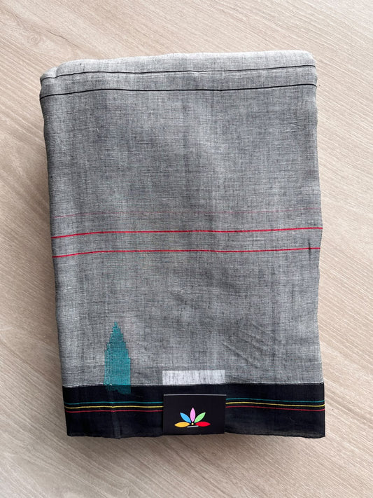 Simple Jamdani Soft Cotton Saree - 36696