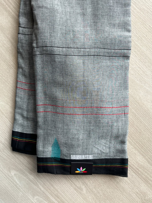Simple Jamdani Soft Cotton Saree - 36696