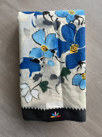 Hand Painted Bengal Cotton Saree - 33061
