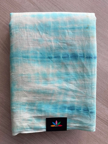 Shibori Handcrafted Cotton Saree - 33463