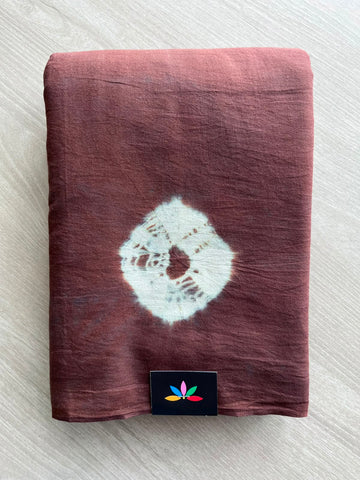 Shibori Handcrafted Cotton Saree - 33464
