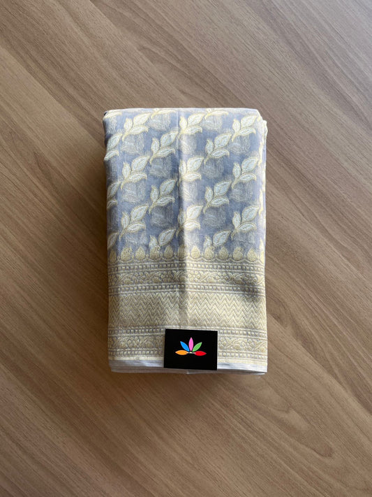 Handloom Banarasi Cotton Saree -13712