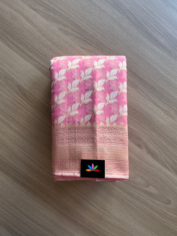 Handloom Banarasi Cotton Saree -13713