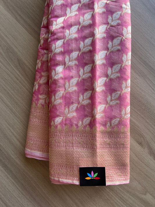 Handloom Banarasi Cotton Saree -13713