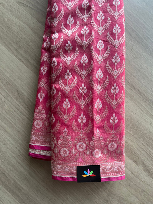 Handloom Banarasi Cotton Saree -13719