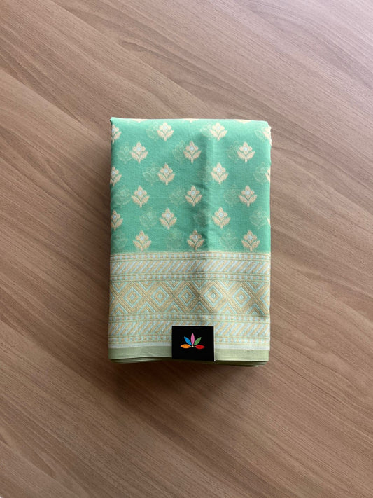 Handloom Banarasi Cotton Saree -13957