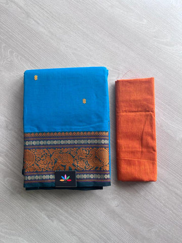 Fancy Butta Chettinad Cotton Saree-2489