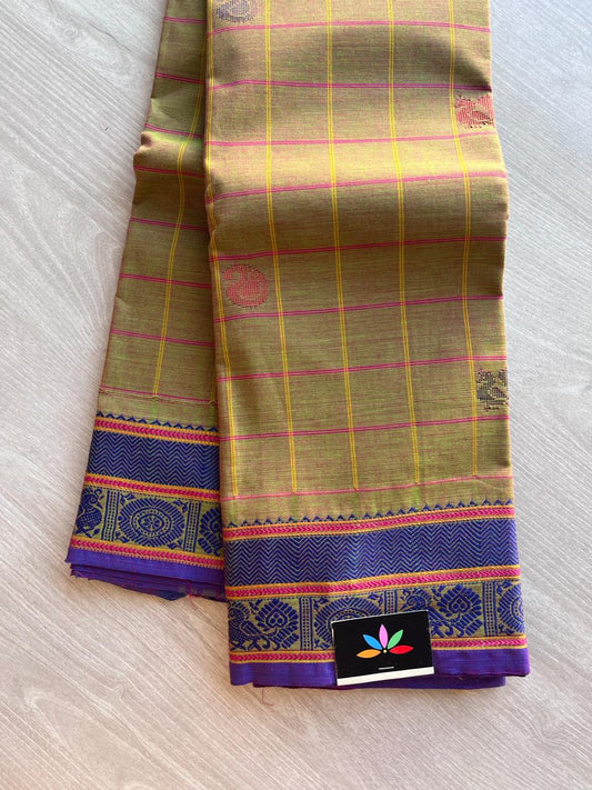 Chettinad Kattam Cotton Saree -401