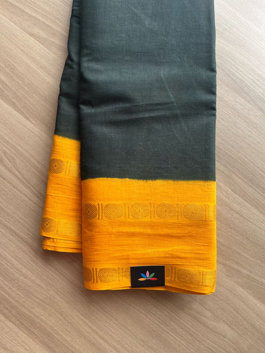 Chakra Border Design Cotton Saree -22072