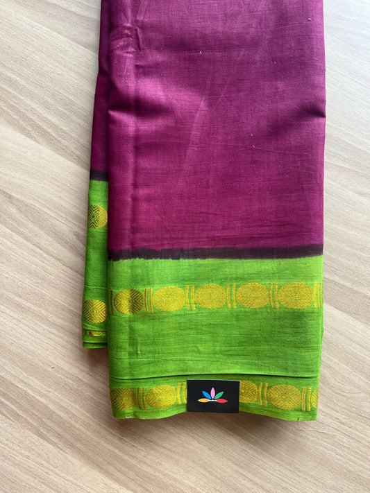 Chakra Border Design Cotton Saree -22073