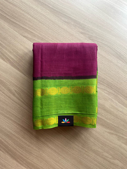 Chakra Border Design Cotton Saree -22073