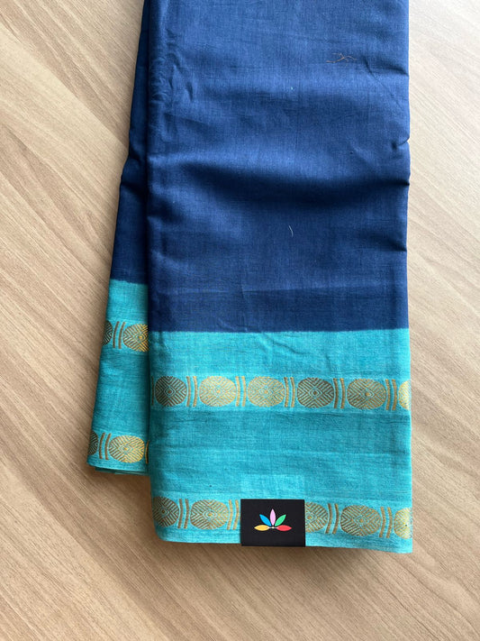 Chakra Border Design Cotton Saree -22076