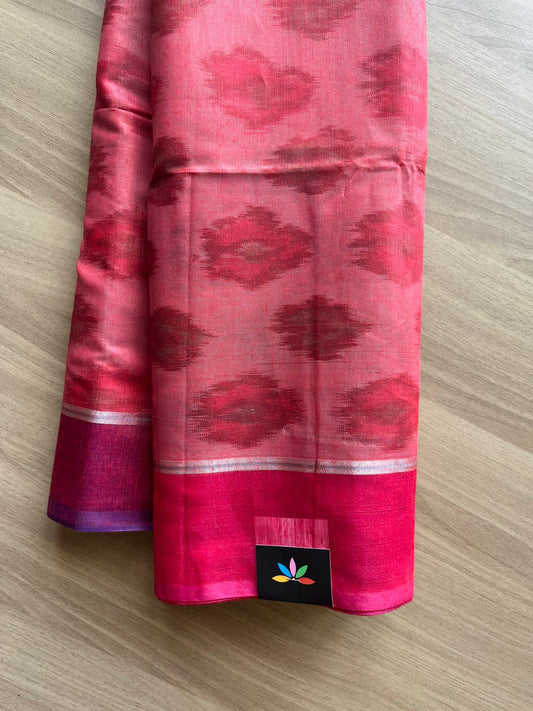 Printed Chanderi Cotton Silk Saree-22379