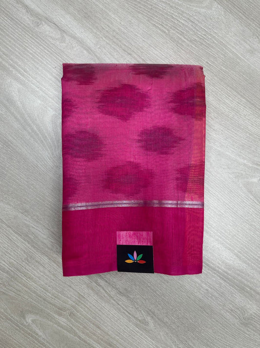 Printed Chanderi Cotton Silk Saree-23812