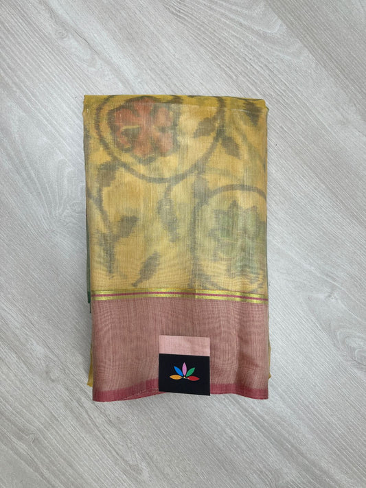 Printed Chanderi Cotton Silk Saree-23813