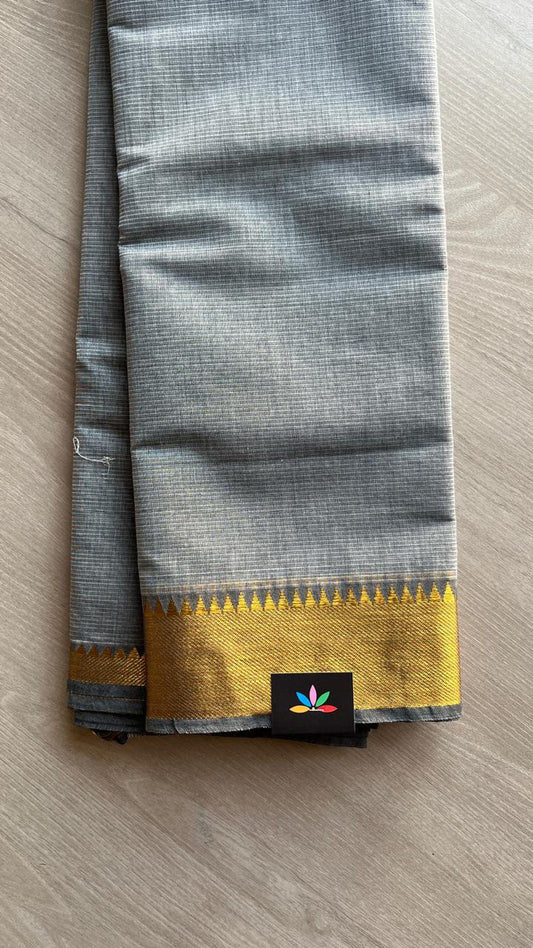 Zari Border Cotton Saree -25096