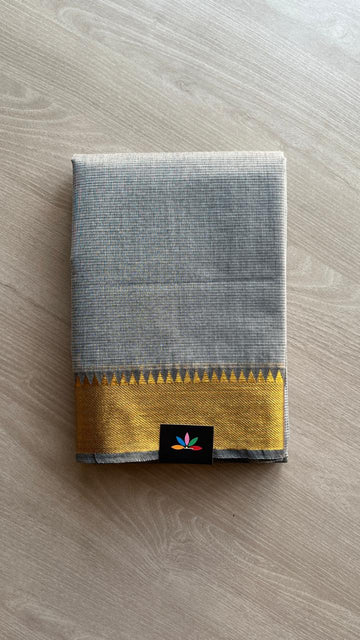 Zari Border Cotton Saree -25096